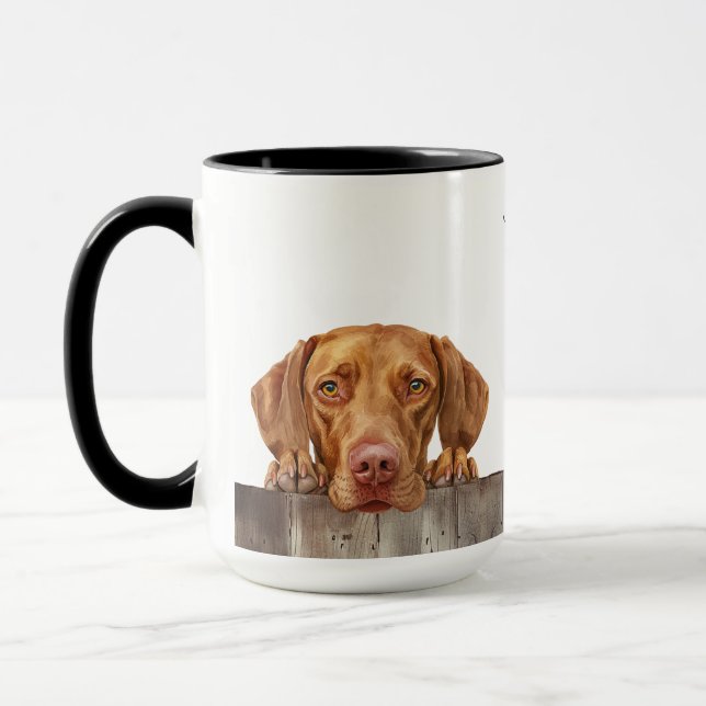 Vizsla Dog Tasse (Links)