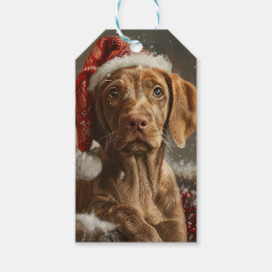 Vizsla Dog Weihnachtsfest Geschenkanhänger