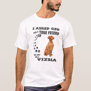 Vizsla Dog Zitat Mama Vater Kostüm, Niedlich Unga T-Shirt