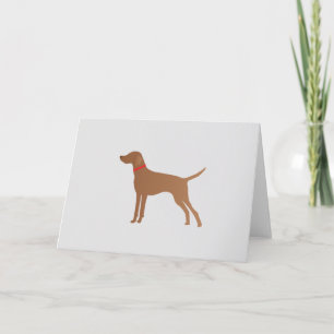 Vizsla Feiertagskarte