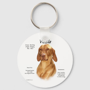 Vizsla Geschichtsentwurf Schlüsselanhänger