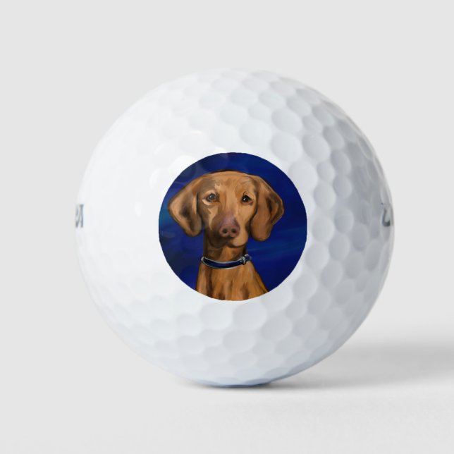 Vizsla Golfball (Vorderseite)