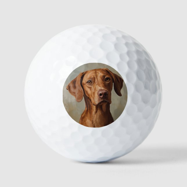 Vizsla Golfball (Vorderseite)