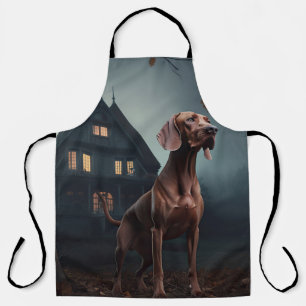 Vizsla Halloween Beängstigend Schürze