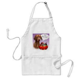 Vizsla Halloween Candy Schürze