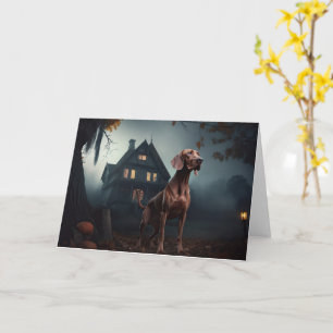 Vizsla Halloween Gruselig Karte