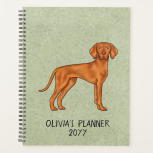 Vizsla Hongrois mignon Pointeur Doigt Avec Texte V