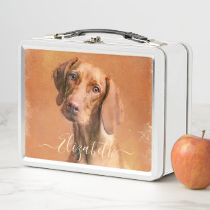 Vizsla Hund Metall Brotdose