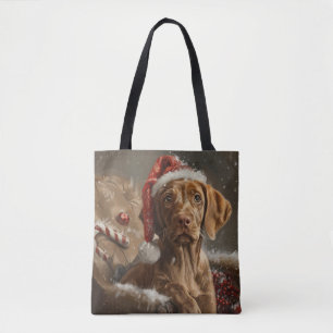 Vizsla Hund Weihnachtsfestlich Tasche