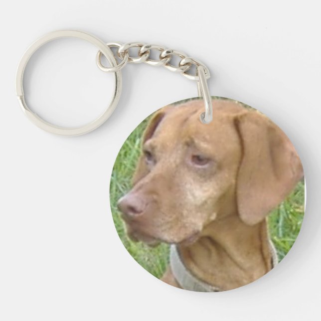 Vizsla Hundeschlüsselring Schlüsselanhänger (Vorderseite)
