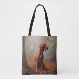 Vizsla im Herbst Leaves Fall Inspiriert Tasche