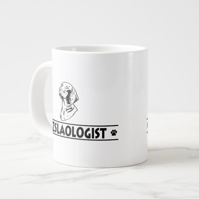 Vizsla Jumbo-Tasse (Vorderseite Links)