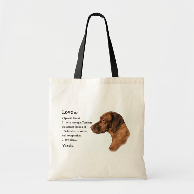Vizsla Kunstgeschenke Tragetasche (Vorne)