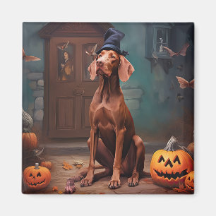 Vizsla-Kürbisse Halloween Gruselig Magnet
