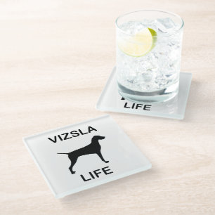Vizsla Leben Glasuntersetzer