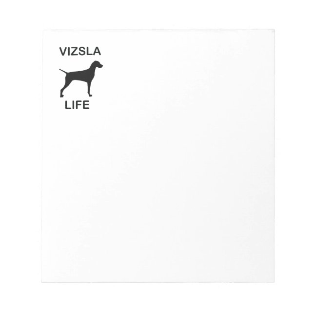 Vizsla Leben Notizblock (Vorderseite)