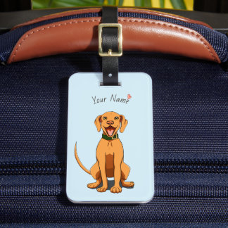 Vizsla-Liebe Anpassbare Gepäckmarke Gepäckanhänger