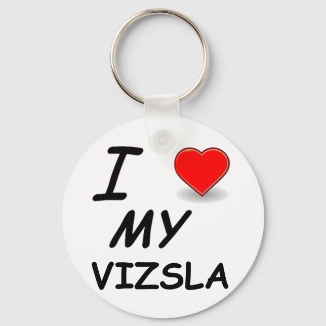 vizsla Liebe.png Schlüsselanhänger (Vorderseite)