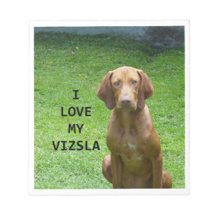 vizsla Liebe w pic Notizblock