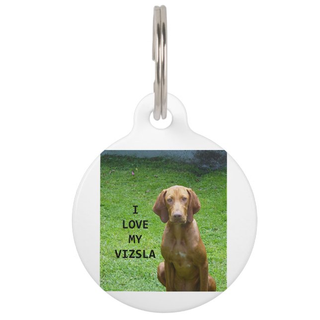 vizsla Liebe w pic Tiermarke (Vorderseite)