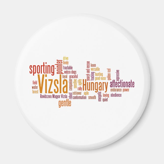 Vizsla Magnet (Vorne)