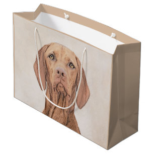 Vizsla-Malerei - Niedliche Hundekunst Große Geschenktüte