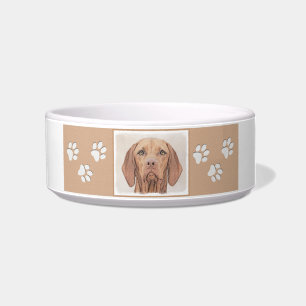 Vizsla-Malerei - Niedliche Hundekunst Napf