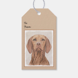 Vizsla-Malerei - Niedliche Original Hunde Kunst Geschenkanhänger