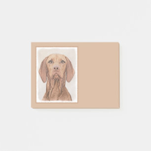 Vizsla-Malerei - Niedliche Original Hunde Kunst Post-it Klebezettel