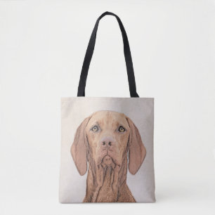 Vizsla-Malerei - Niedliche Original Hunde Kunst Tasche