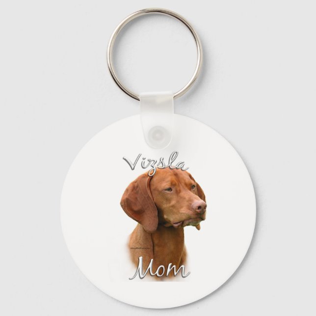Vizsla-Mama 2 Schlüsselanhänger (Vorderseite)