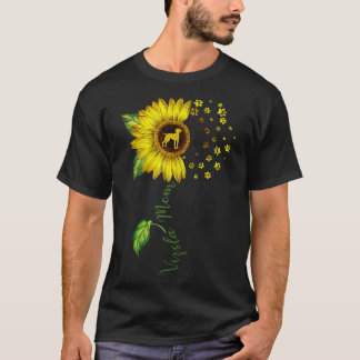 Vizsla Mama Sonnenblume Vizsla Lover Gifts Dog Mam T-Shirt