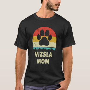 Vizsla Mama Vintager Hund für Frauen Hund T-Shirt