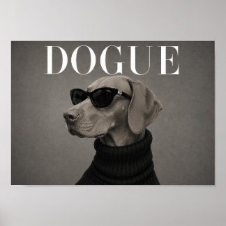 Vizsla Mode-Editorial-Hunde-Kunstprint Poster