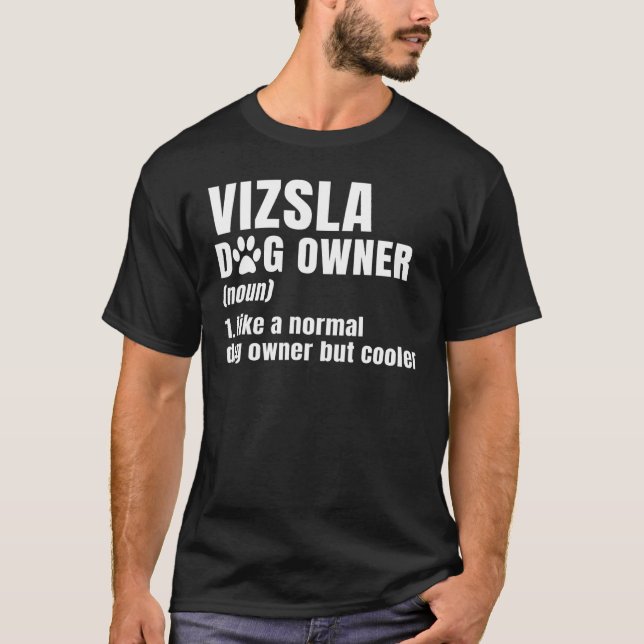 Vizsla Noun Ungarische Jagdhüttenzüchter Fur Pa T-Shirt (Vorderseite)