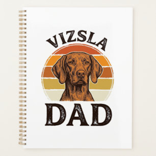 Vizsla Papa Vintage Gravur Hundedesign_1 Planer