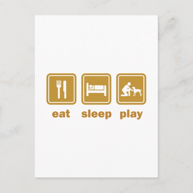 Vizsla Postkarte (Vorderseite)