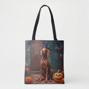 Vizsla Pumpkins Halloween Beängstigend Tasche