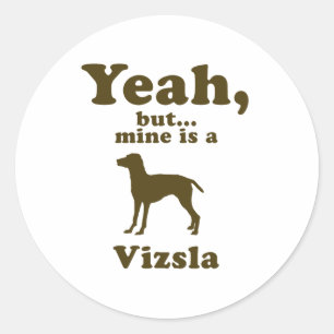 Vizsla Runder Aufkleber