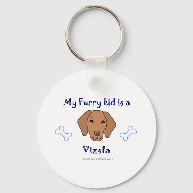 Vizsla Schlüsselanhänger (Vorderseite)