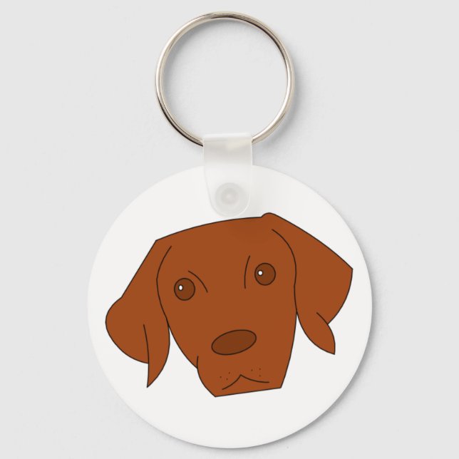 Vizsla-Schlüsselanhänger Schlüsselanhänger (Vorderseite)