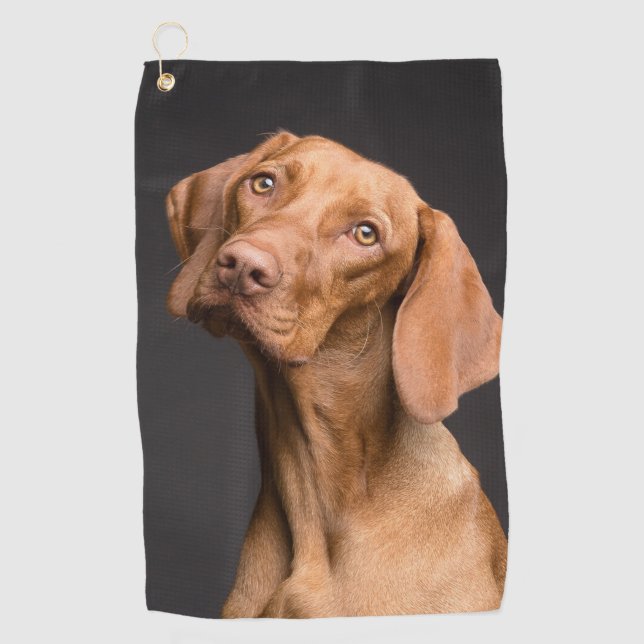 Vizsla Sporting Hund Golfhandtuch (Vorderseite)