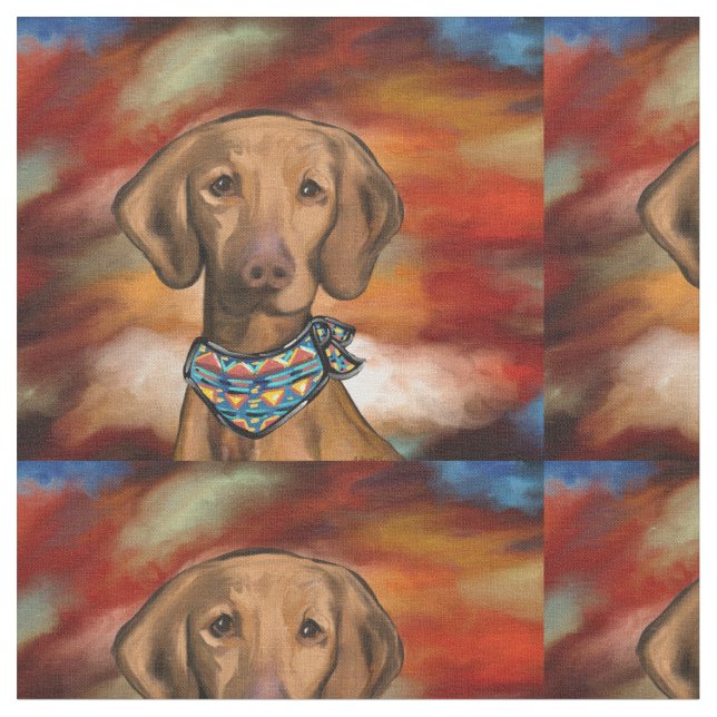 Vizsla Stoff (Nahaufnahme)