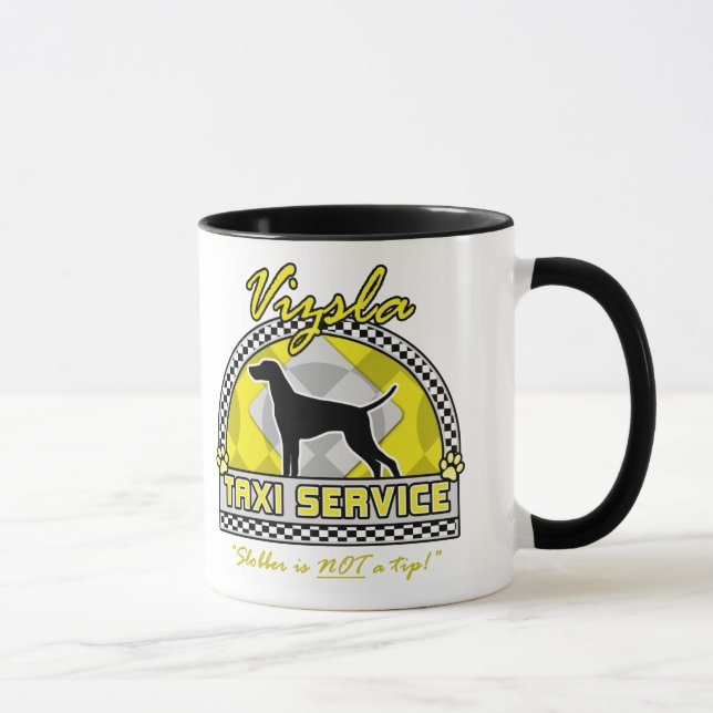 Vizsla Taxi-Service Tasse (Rechts)