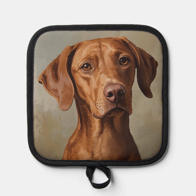 Vizsla Topflappen (Vorderseite)