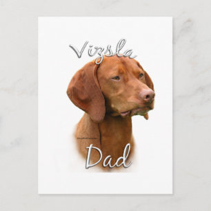 Vizsla-Vater 2 Postkarte