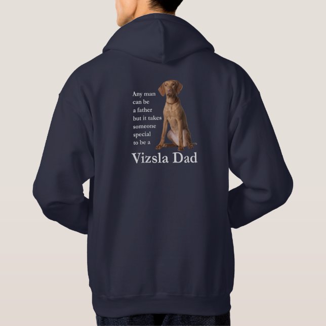 Vizsla Vater Hoodie (Rückseite)