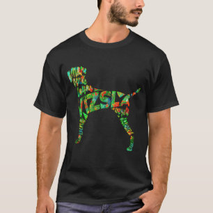 Vizsla Watercolor Kunst zum Geburtstag für Kinder  T-Shirt