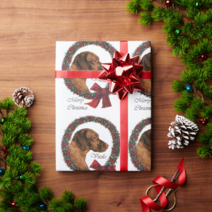 Vizsla Weihnachten Geschenkpapier