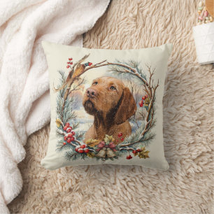 Vizsla Weihnachten Kissen